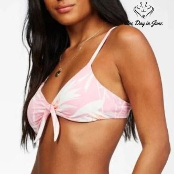 Billabong Another Paradise Knot Front Bikini Top Size M - Picture 2 of 5